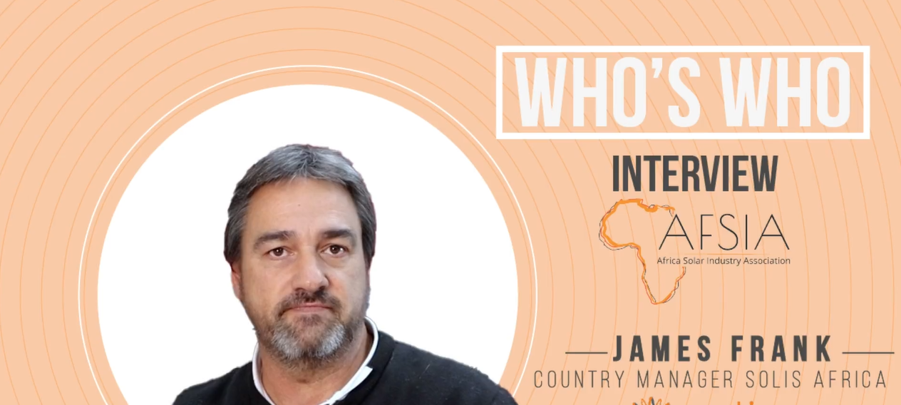 Thumbnail of AFSIA video interview with James Frank, Country Manager Solis South Africa