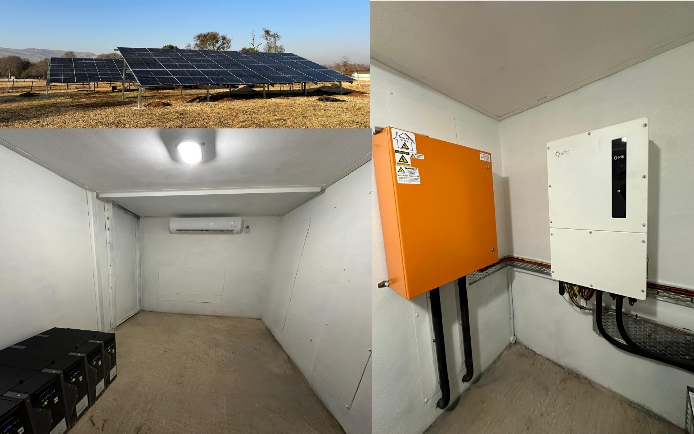 Southern Africa: Solis 50kW Hybrid Inverter Powering a small holding company in South Africa