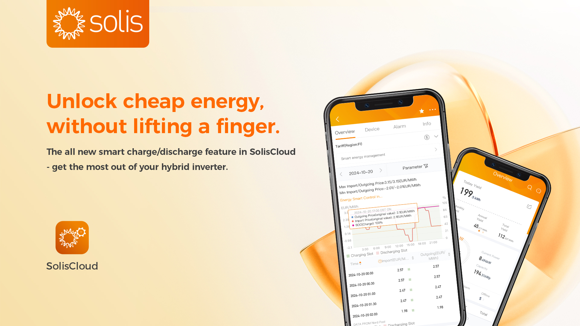 Solis lanceert Smart Charge & Discharge-functionaliteit