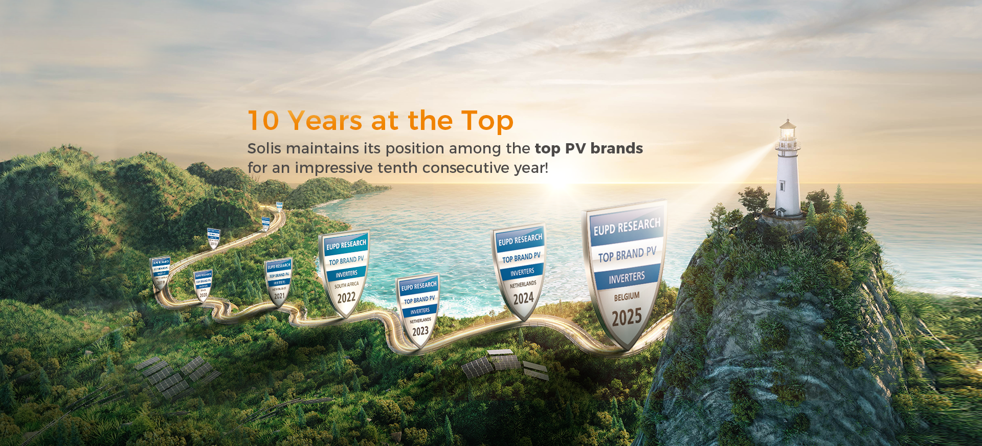 Solis Secures 10th Consecutive EUPD Top Brand Seal