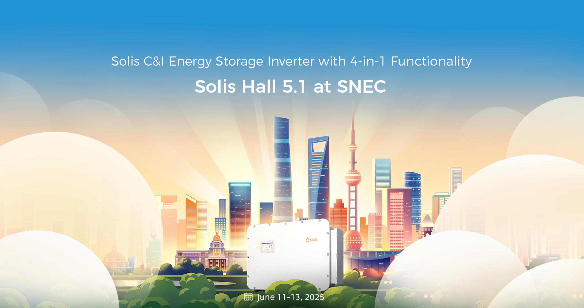 Solis Celebrates 20th Anniversary with Groundbreaking Launches at SNEC 2025 