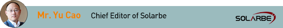 Chief Editor of Solarbe Mr. Yu Cao